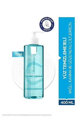 La Roche Posay Effaclar Supramolecular Yağlı Ciltler için Temizleme Jeli 400ml - La Roche Posay