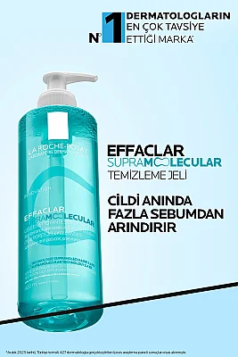 La Roche Posay Effaclar Supramolecular Yağlı Ciltler için Temizleme Jeli 400ml - 2