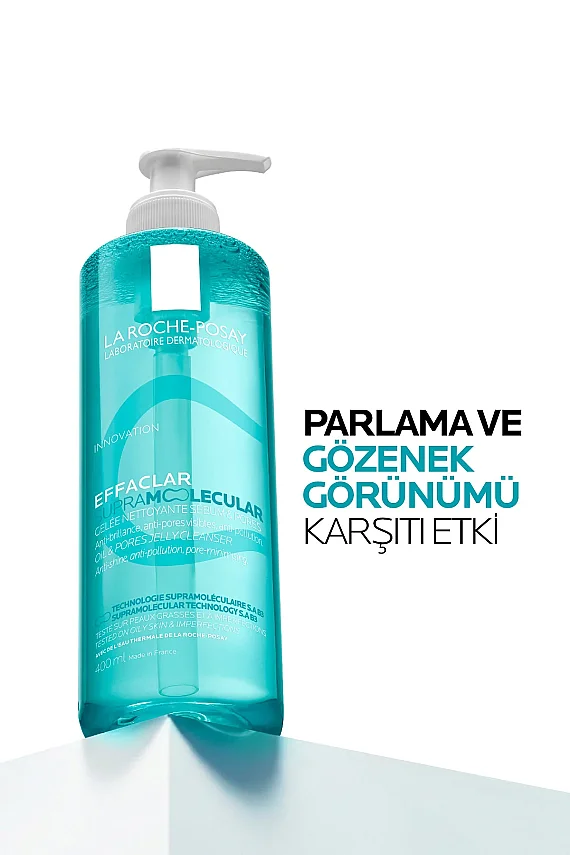 La Roche Posay Effaclar Supramolecular Yağlı Ciltler için Temizleme Jeli 400ml - 4