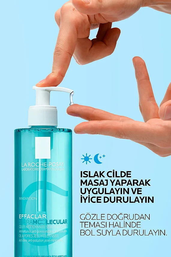 La Roche Posay Effaclar Supramolecular Yağlı Ciltler için Temizleme Jeli 400ml - 7