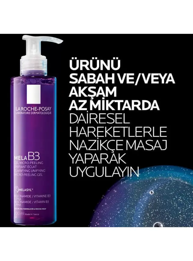 La Roche Posay Mela B3 Micro Peeling Gel - Koyu Leke Karşıtı Temizleme Jeli 200 ml - 2