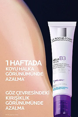 La Roche Posay Mela B3 Yeux Koyu Leke Karşıtı Aydınlatıcı Göz Bakım Kremi 15ML - 3