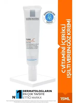 La Roche Posay Pure Vitamin C Rich Cream - Kuru Ciltler için Yaşlanma Karşıtı Krem - 40 ml - La Roche Posay