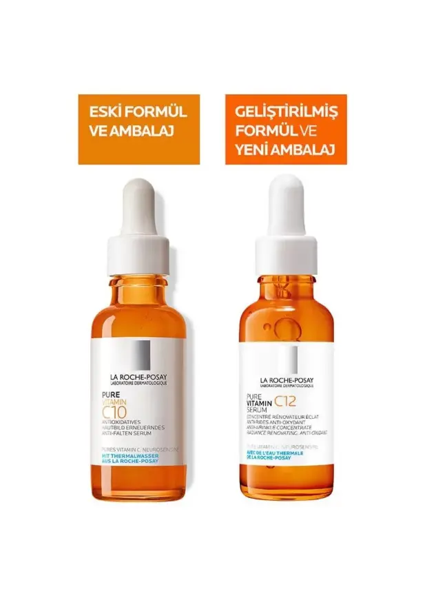 La Roche Posay Pure Vitamin C12 Cilt Serumu Saf C Vitamini İle Işıltı Veren Antioksidan Serum 30ml - 2