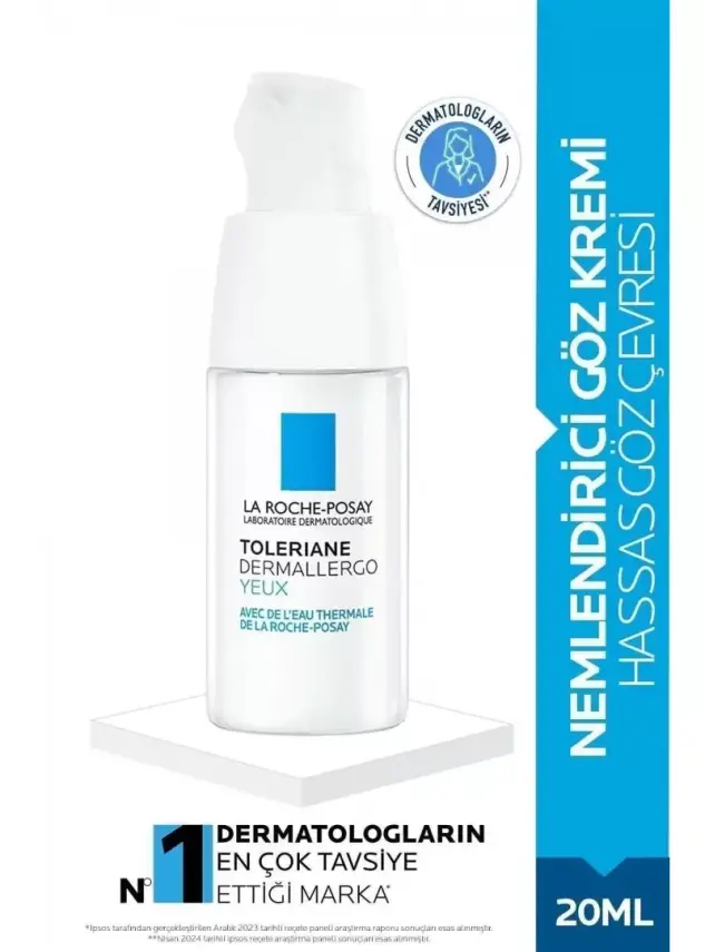 La Roche Posay Toleriane Dermallergo Yeux Göz Çevresi Kremi 20 ml - 1