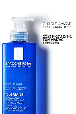 La Roche Posay Toleriane Hassas Ciltler İçin Temizleme Jeli 400 ml - 2