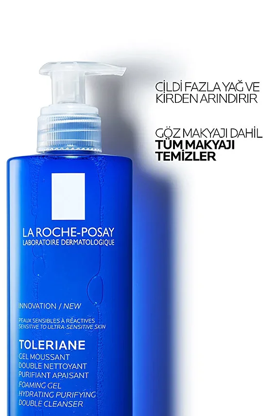 La Roche Posay Toleriane Hassas Ciltler İçin Temizleme Jeli 400 ml - 2