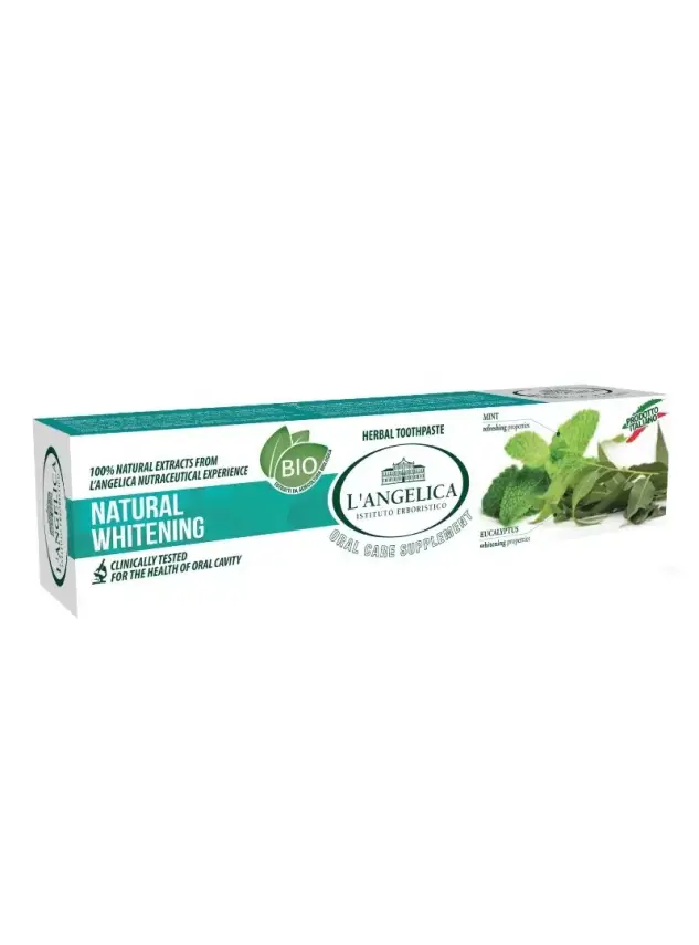 Langelica Okaliptus Adaçayı Diş Macunu Doğal Beyazlık 75 ml - 1