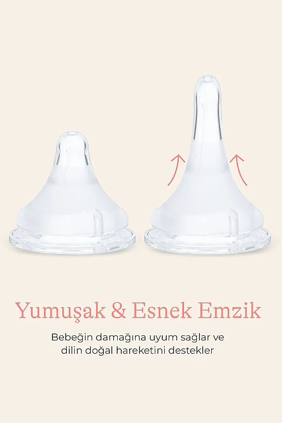 Lansinoh 330 ml Biberon ve NaturalWave® Biberon Emziği (6 Ay+) - 3