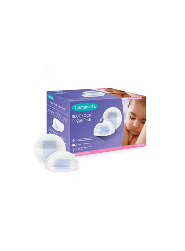 Lansinoh Blue Lock Göğüs Pedi 100 Adet - Lansinoh