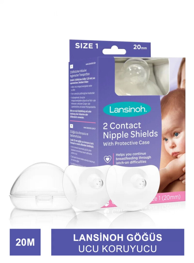Lansinoh Göğüs Ucu Koruyucu 20 mm - Lansinoh
