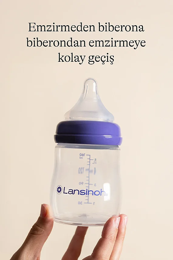 Lansinoh Natural Wave Biberon Emziği - 2'li Ekstra Yavaş Akışlı - 7