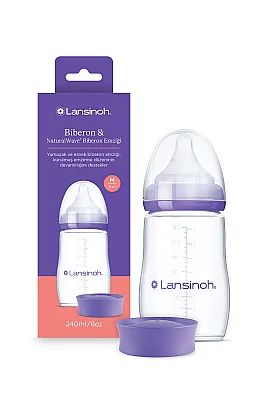 Lansinoh NaturalWave Biberon 240ml - Lansinoh