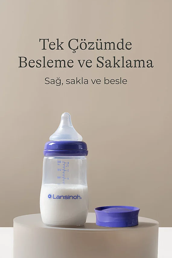 Lansinoh NaturalWave Biberon 240ml - 8