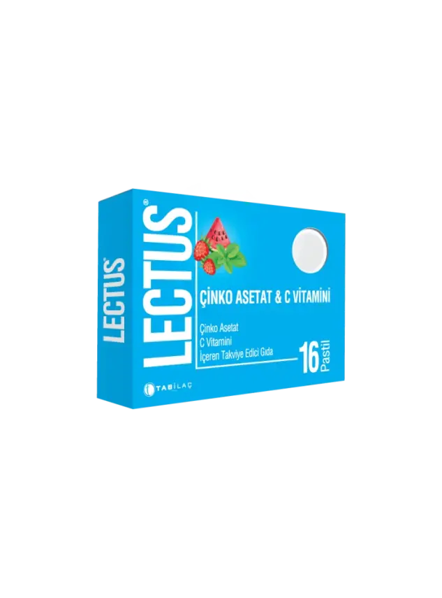 Lectus Çinko Asetat & C Vitamini 16 Pastil - 2