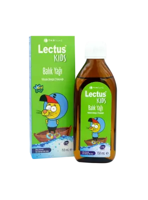 Lectus Kids Balık Yağı Elma Aromalı 150 ml - 2