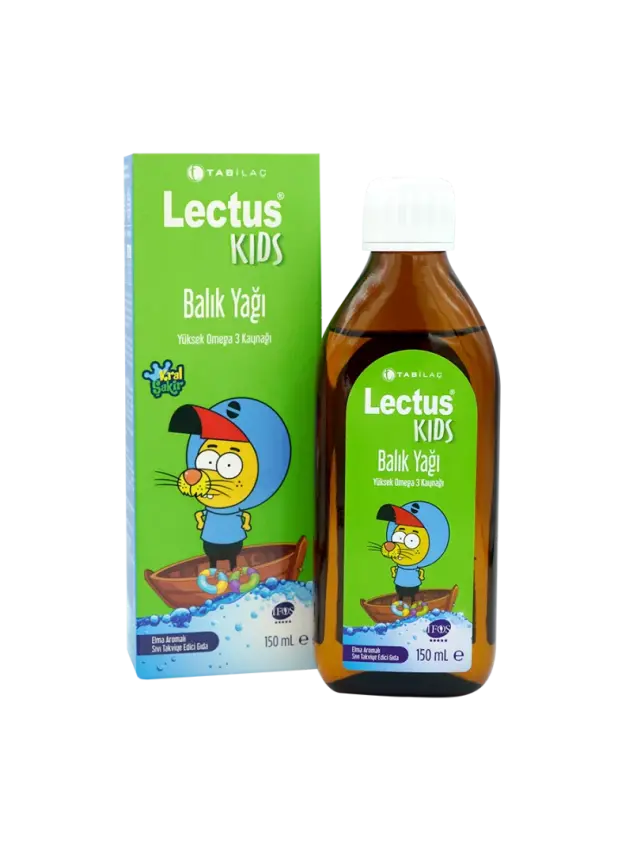Lectus Kids Balık Yağı Elma Aromalı 150 ml - 2