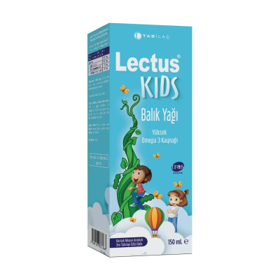 Lectus Kids Balık Yağı Karışık Meyve Aromalı 150 ml - Tabilaç