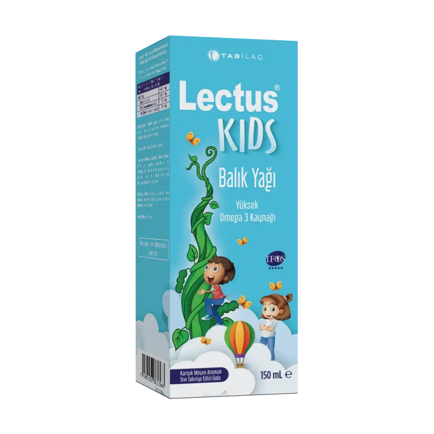 Lectus Kids Balık Yağı Karışık Meyve Aromalı 150 ml - 1
