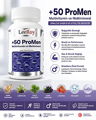 LeeRoy 50+ ProMen 90 Tablet - LeeRoy