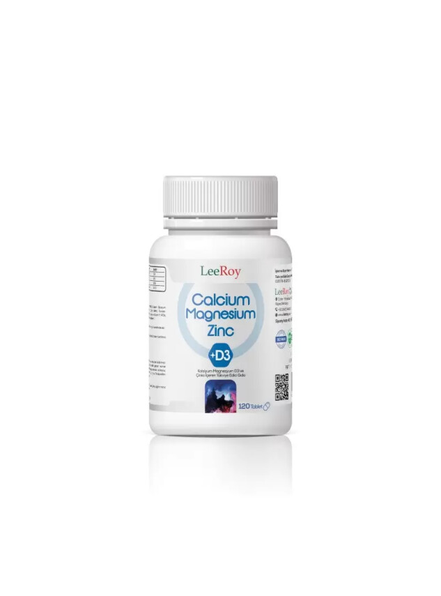 LeeRoy Calcium Magnesium Çinko+D3 120 Tablet - LeeRoy