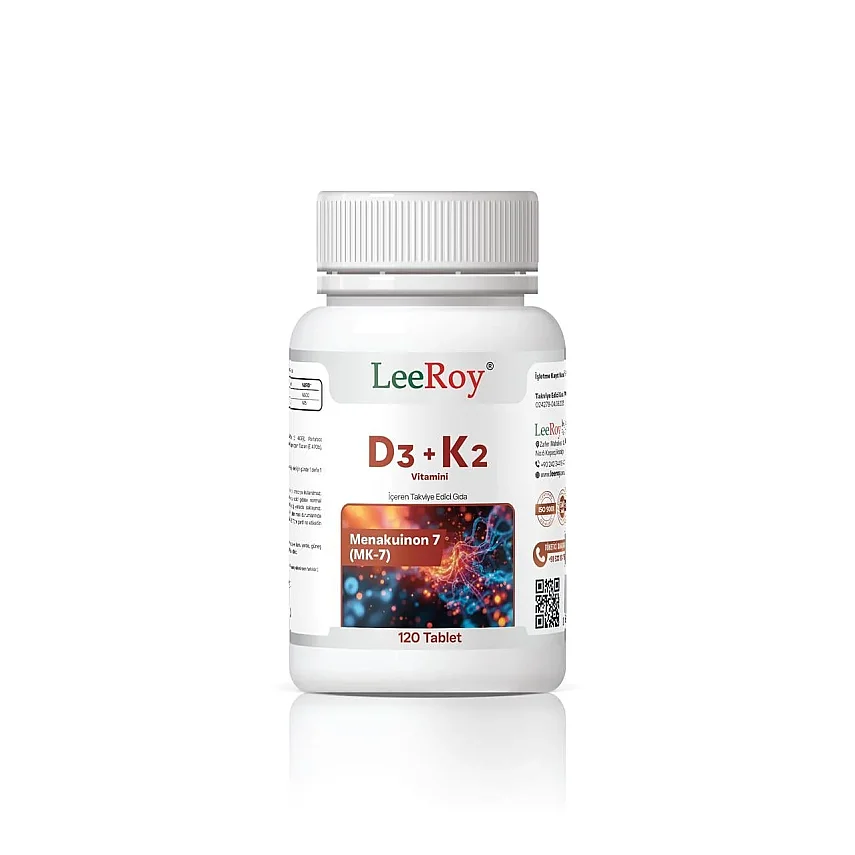 Leeroy D3 ve K2 Vitamini 120 Tablet - 1
