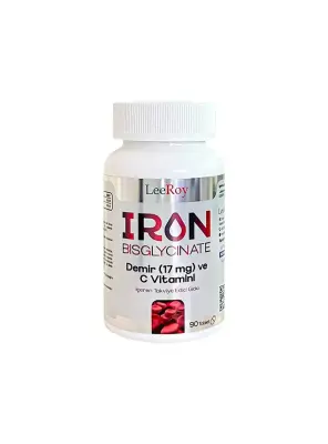 LeeRoy İron Bisglycinate 90 Tablet - LeeRoy