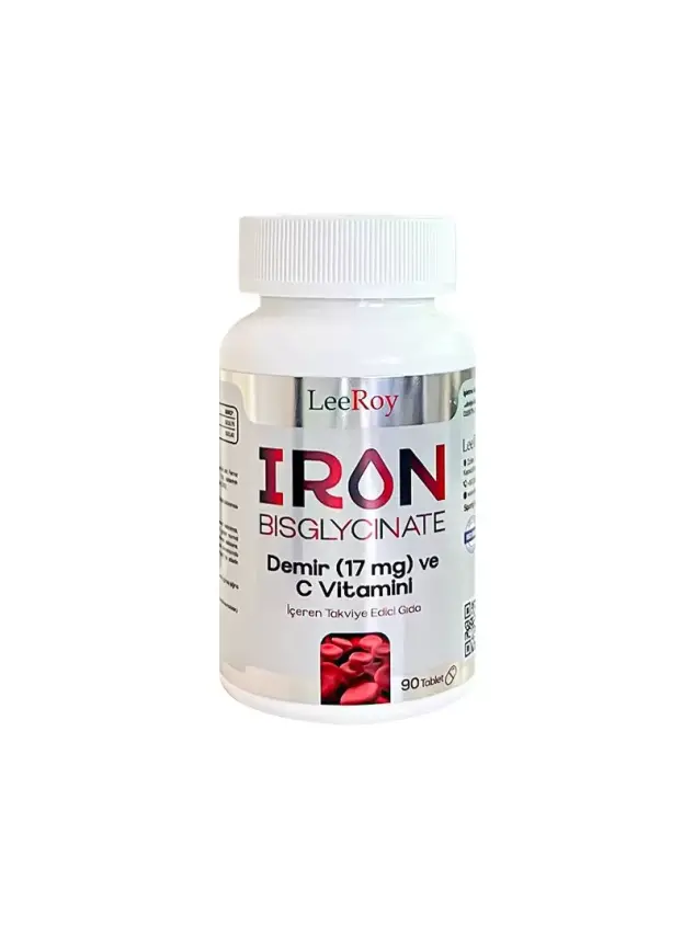 LeeRoy İron Bisglycinate 90 Tablet - 1