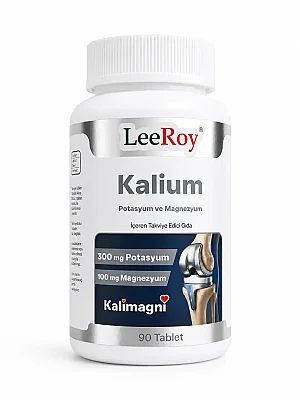 Leeroy Kalcium Potasyum ve Magnezyum 90 Tablet - LeeRoy
