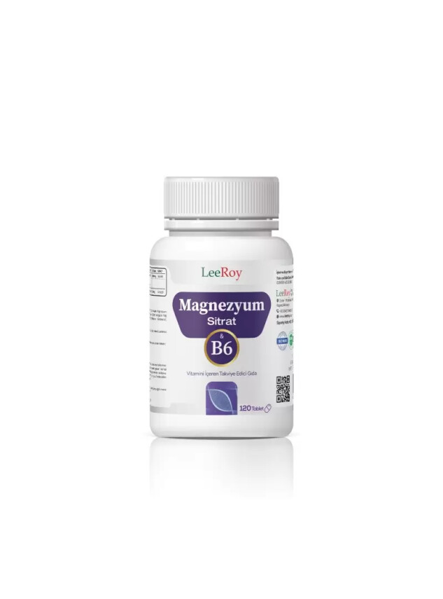LeeRoy Magnezyum Sitrat&B6 120 Tablet - LeeRoy