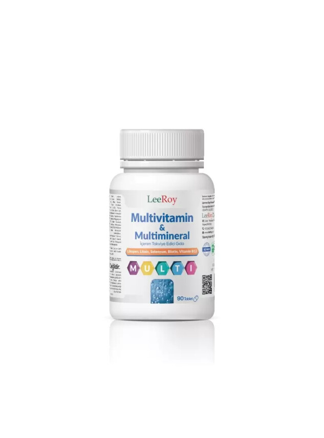 LeeRoy Multivitamin & Multimineral 90 Tablet - LeeRoy
