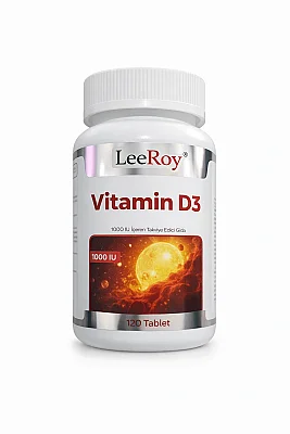 LeeRoy Vitamin D3 1000mg 120 Tablet - LeeRoy