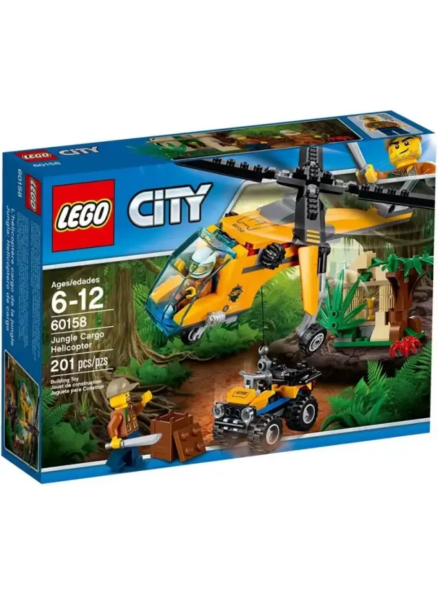 Lego City Orman Kargo Helikopteri 60158 Turuncu - 1