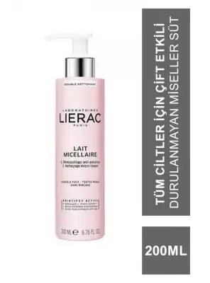 Lierac Double Cleansing Micellar Milk Face & Eyes 200 ml - 2