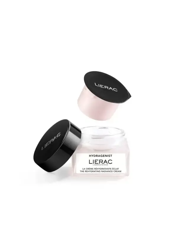 Lierac Hydragenist Radiance Cream Refill - Kuru Ciltler İçin Nemlendirici Yedek Kapsül - 50 ml - 2