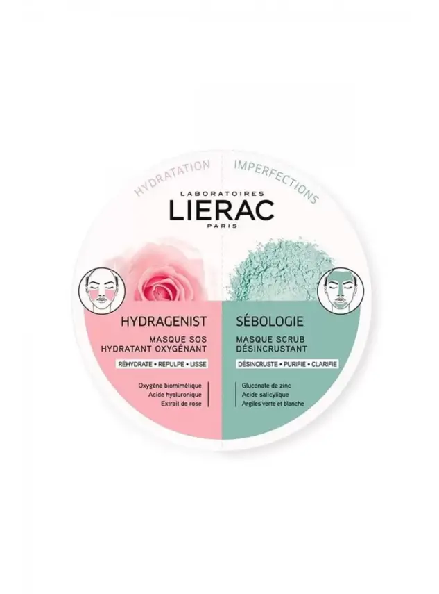 Lierac Hydragenist & Sebologie Duo Mask 2x6 ml - 1