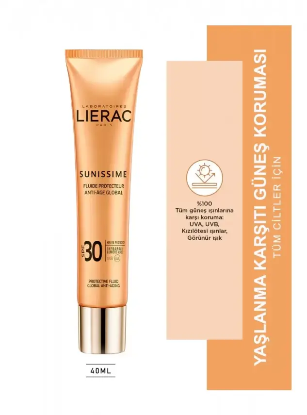 Lierac Sunissime Protective Fluid Spf 30 Güneş Kremi 40 ml - 1