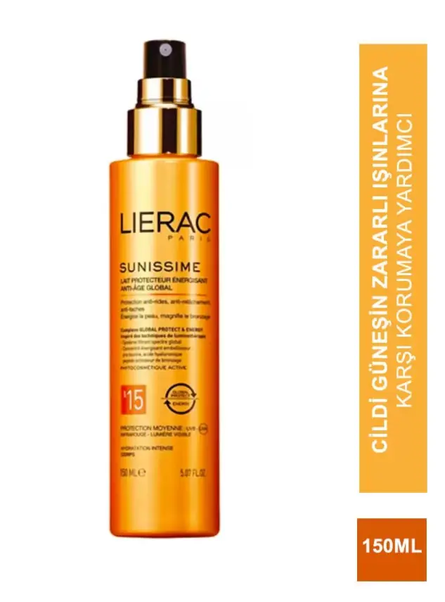 Lierac Sunissime SPF 15 Energizing Protective Milk Güneş Sütü 150 ml - 2