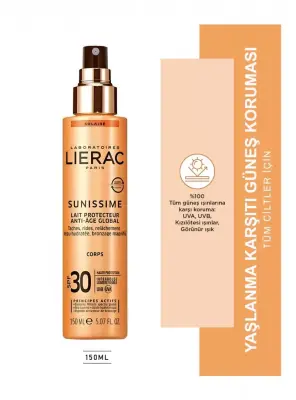 Lierac Sunissime SPF 30 Energizing Protective Milk Güneş Sütü 150 ml - Lierac