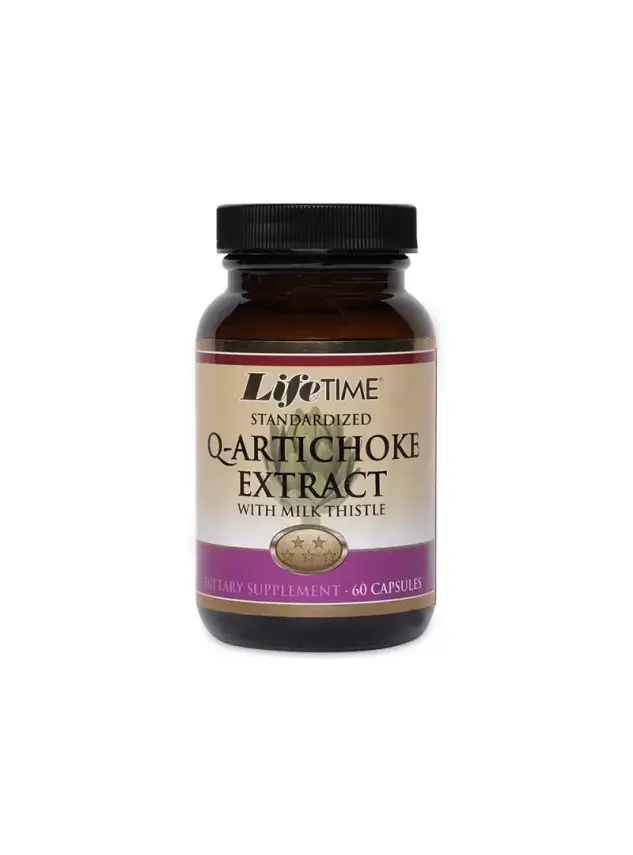 LifeTime Q-Artichoke Extract with Milk Thistle 60 Kapsül - 1