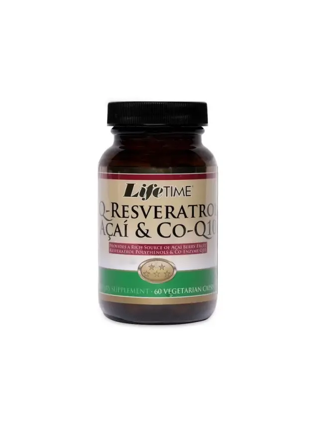 LifeTime Q-Resveratrol Acai & CoQ10 60 Kapsül - 1
