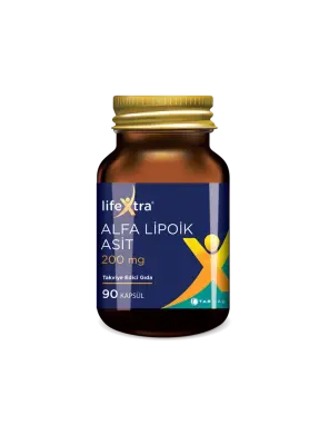 LifeXtra Alfa Lipoik Asit 90 Kapsül - Tabilaç