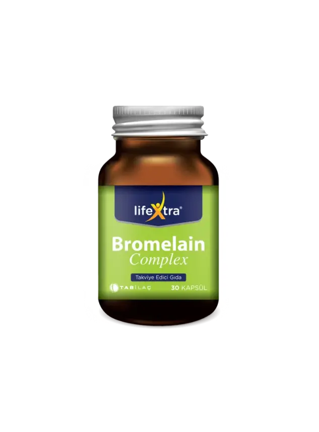 LifeXtra Bromelain Complex 30 Kapsül - 1