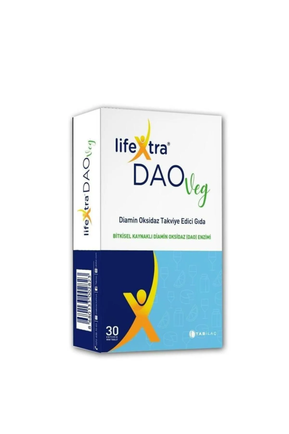 OUTLET - Tab İlaç LifeXtra Dao Veg 30 Tablet - 1