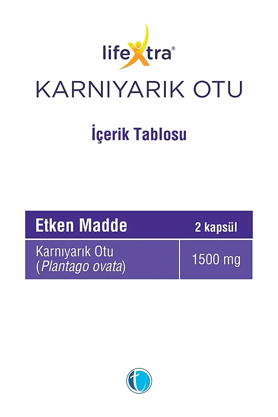 LifeXtra Karnıyarık Otu 120 Kapsül - 3