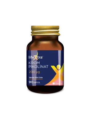LifeXtra Krom Pikolinat 90 Kapsül - Tabilaç