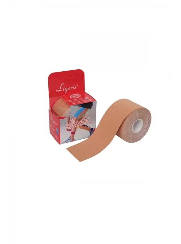 Ligorix Kinesio Tape Ağrı Bandı 5cm x 5m - Ten - - Ligorix