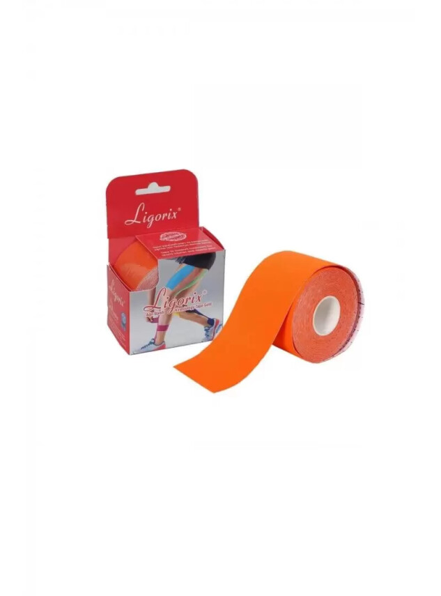 Ligorix Kinesio Tape Ağrı Bandı 5cm x 5m - Turuncu - - Ligorix