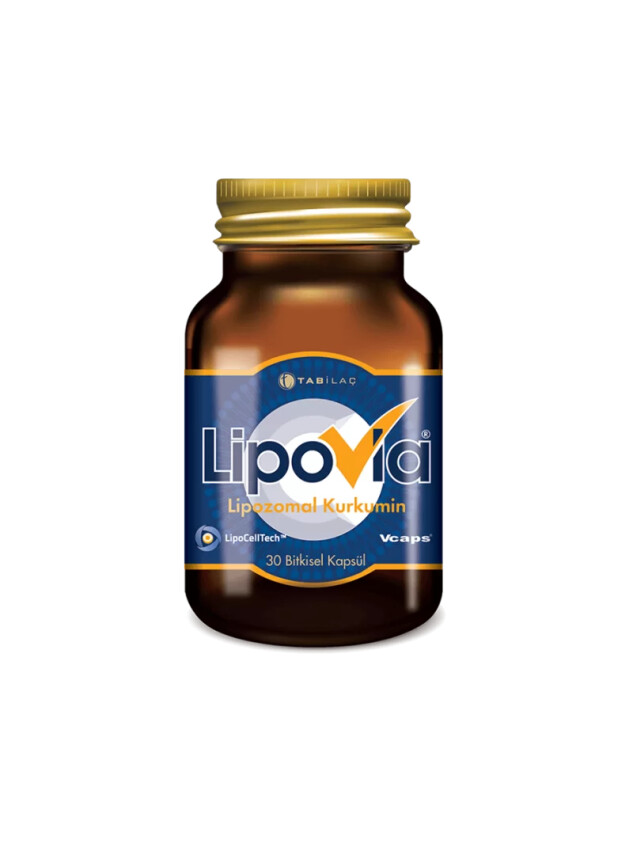 LipoVia Lipozomal Kurkumin 30 Kapsül - Tabilaç