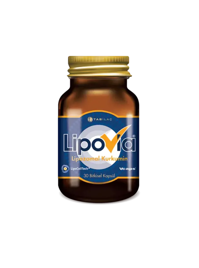 LipoVia Lipozomal Kurkumin 30 Kapsül - 1